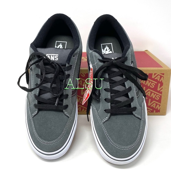 VANS Bearcat Suede Canvas Shoes Men’s Charcoal Grey Size SB Sneakers VN000DT2CWE - Picture 3 of 9